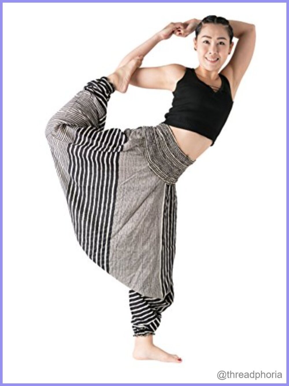 Boho Harem Pants Women's One Size Elephant Print Yoga Beach
